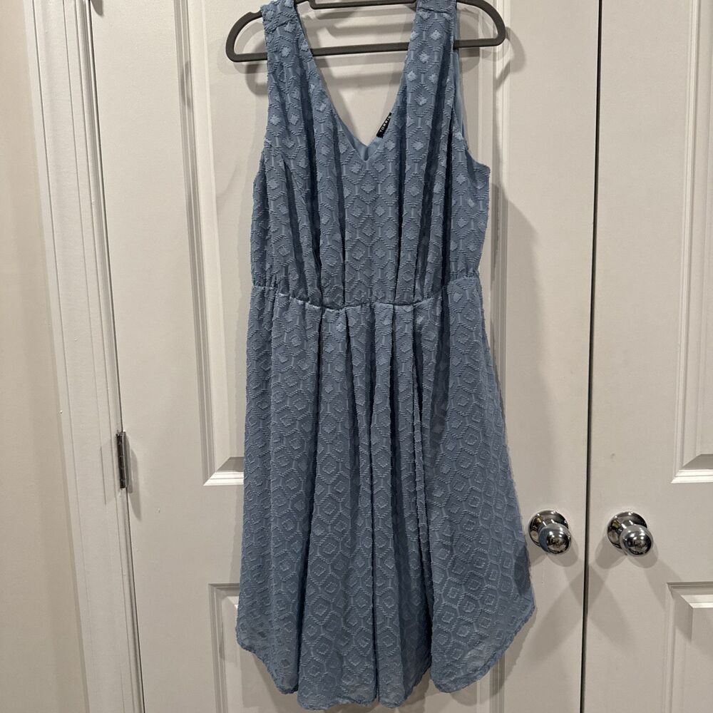 Torrid Sz 18 Tank Dress Spring /summer Blue